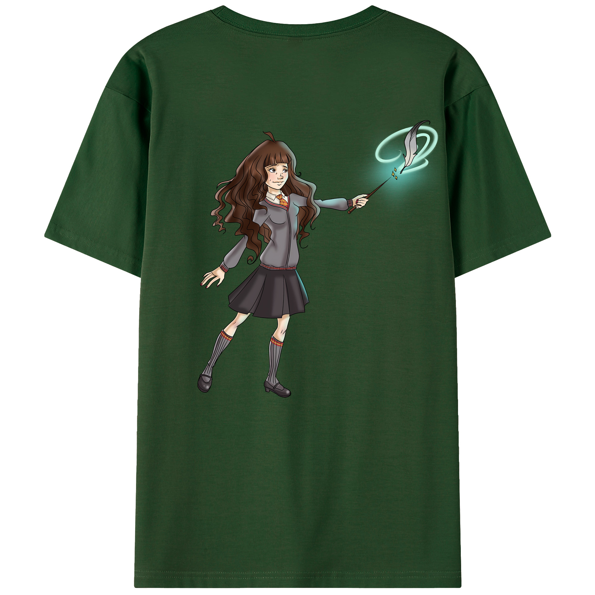 （画像用） Harry Potter ハリー・ポッターシリーズ 綿100％半袖Tシャツ（背面プリント）